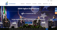 Desktop Screenshot of forum-ekonomiczne.pl