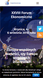 Mobile Screenshot of forum-ekonomiczne.pl